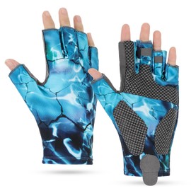 UV Protection Fishing Gloves Fingerless Gloves Men Women for Hiking, Driving, Kayaking, Paddling
