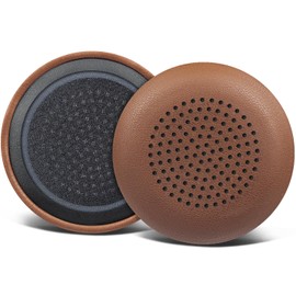 SOULWIT Replacement Earpads Cover for Plantronics BlackWire C510/C520/C710/C720/C725 Headset, Cushions Ear Pads Cover for Poly BlackWire 510/520/710/720/725 - Coffee