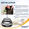 KEEPOW Replacement Belt Set Compatible with Bissell ProHeat 2X Revolution