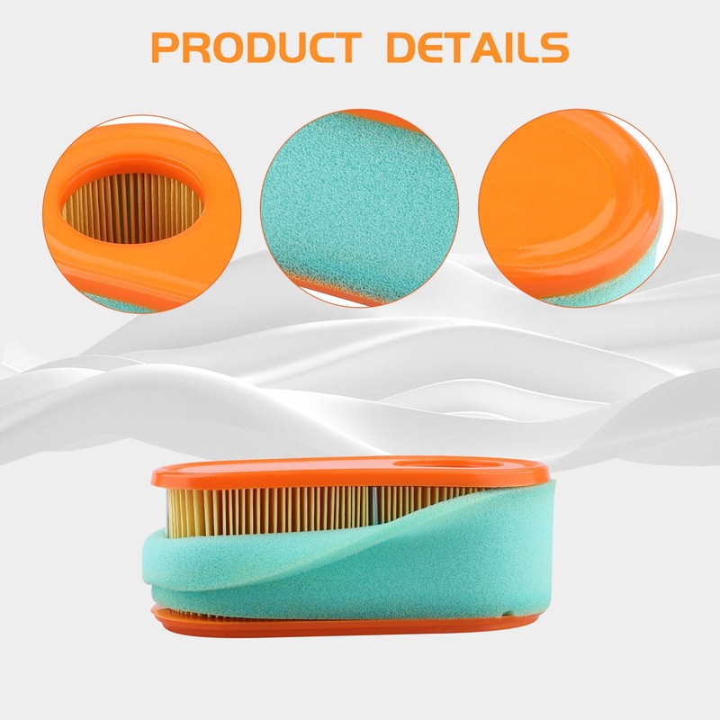 SOLLON Air Filter for Briggs & Stratton 795066 796254 790388