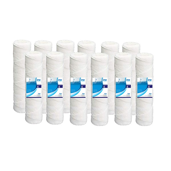 Compatible with OmniFilter RS5-SS Sediment Water Filter Cartridge 12-Pack by