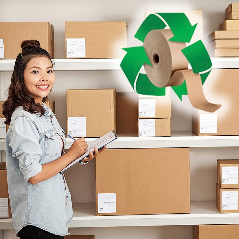 CURBY IPG Water Activated Recyclable Tape Refill Roll 2.8" x