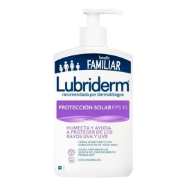 Crema protectora Lubriderm® Corporal Protección Solar Uv 15 en dosificador de 946mL
