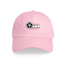 CafePress Sneak Peek Unique Adjustable Baseball Hat Pink
