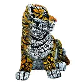 Natural Design Architecture Lifestyle N Adam & Friends Home Decor Stone Resin Wilderness Statue Sculpture | 1-Piece | Tiger