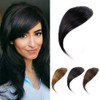 Dsoar Clip in Side Bangs Real Human Hair Bang Natural