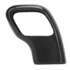 2Pcs Gear Shift Knob Cover Trim Protective Carbon Fiber Gear