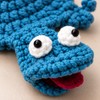 Blue Lizard Crochet Cup Coaster for Coffee & Tea –