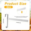 PEUTIER 2pcs Bee Frame Holders, Stainless Steel Beehive Frame Perches