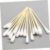 TOVINANNA Cotton Stick Swabs 500pcs 15cm Long Organic Cotton Wooden