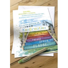 Confirmation Greeting Cards (German language)