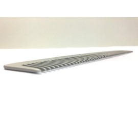 Swedish Crown Pocket Comb Aluminium Comb 13 cm (Antistatic) Metal Comb Fine + Wide Tooth Beard Comb Men's Comb in Salon Design (2205 A)