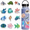 Bifarde 100Pcs Cute Ocean Stickers, Vinyl Waterproof Removable and Reusable