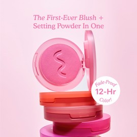 Tower 28 GetSet™ Soft Matte Powder Blush - Self-Setting 12-Hr Longwear Sweat-Proof Formula - Pigmented Orange Coral Blush Downtown Daiquiri x Toni Bravo Collab