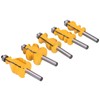 5Pcs/Set Router Bit Tenon Wood Milling Slot Cutter with 8mm