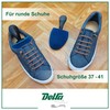 DELFA Samty Schuhspanner Schuhformer Schuhstrecker aus Schaumstoff mit Viskoseflock für