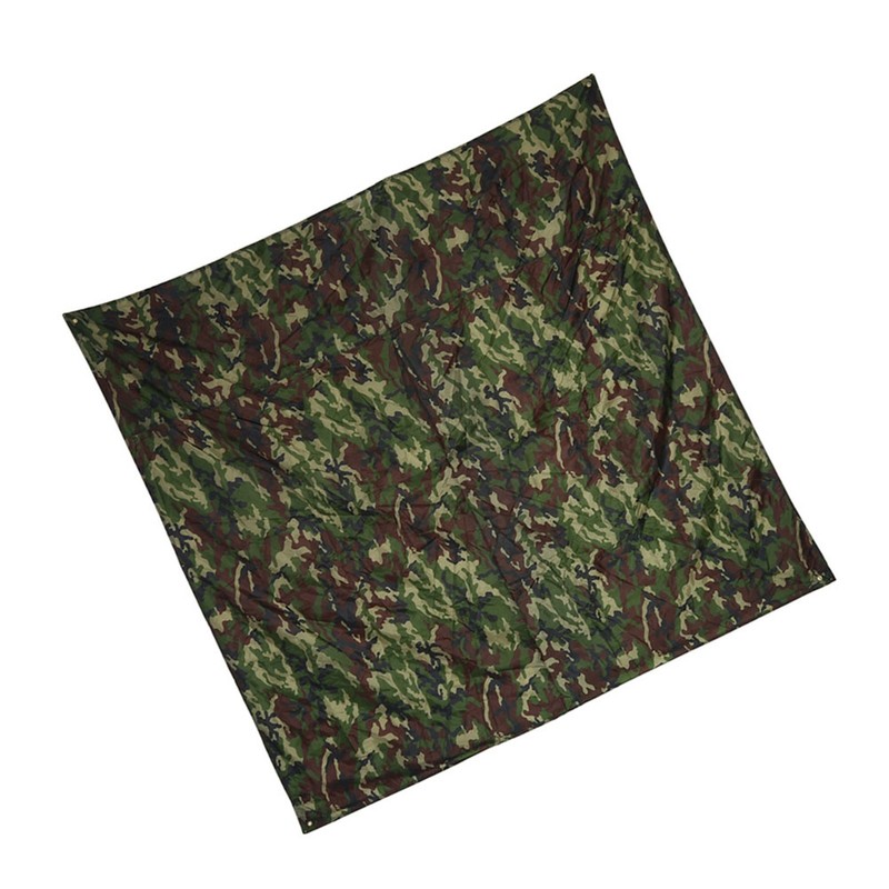 Camouflage Outdoor Portable Lightweight Rainproof Mat RainTent Tarp Shelter (3*2.9m)