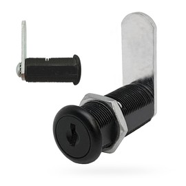 Olympus Lock 5-Disc Tumbler Cam Lock | Cascade Series 955 | 1-7/16” " Cylinder Length, Matte Black | Secure 5-Disc Tumbler Key System | Key Lock for Drawers, Cabinets, and Lockers