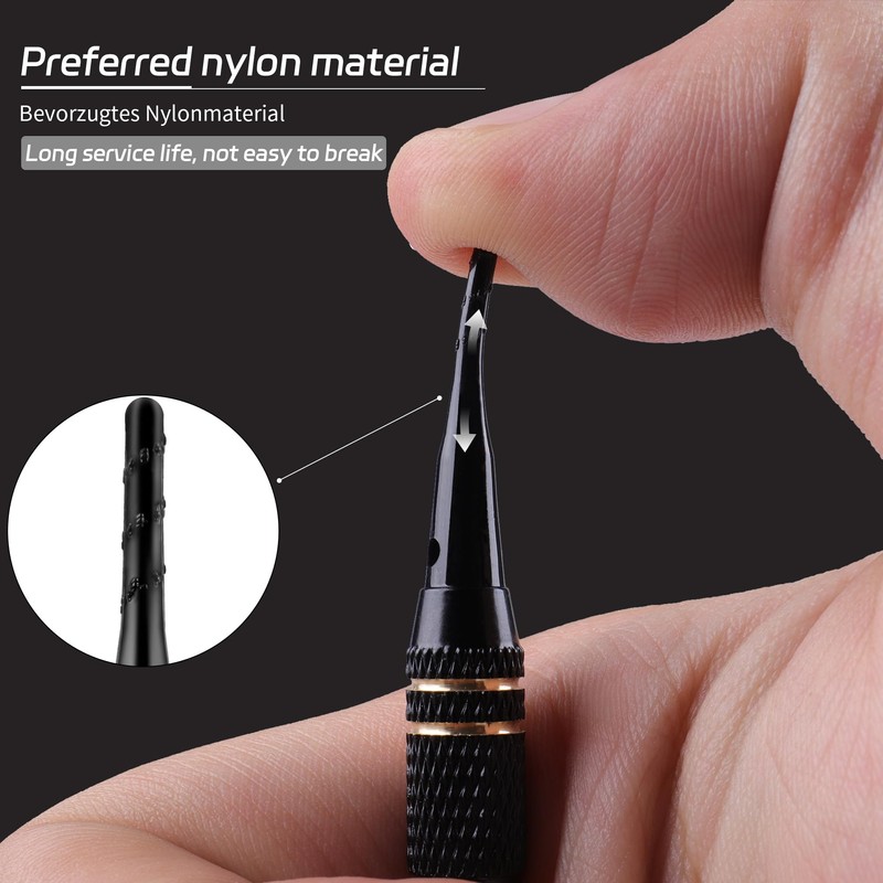 CyeeLife 2BA Thread Soft Tip Dart Point 200 Pack, Dart