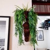 Toprooms 4pcs Artificial Hanging Plants Fake Hanging Plant Fake Plants