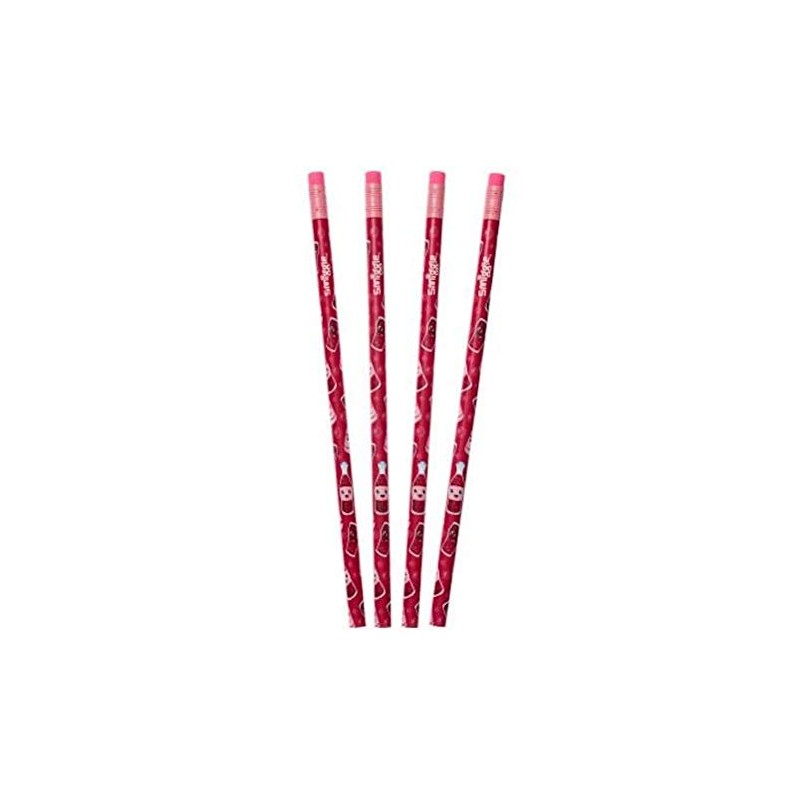 Smiggle Pencils x 4 Pack Scented HB Wooden With Eraser