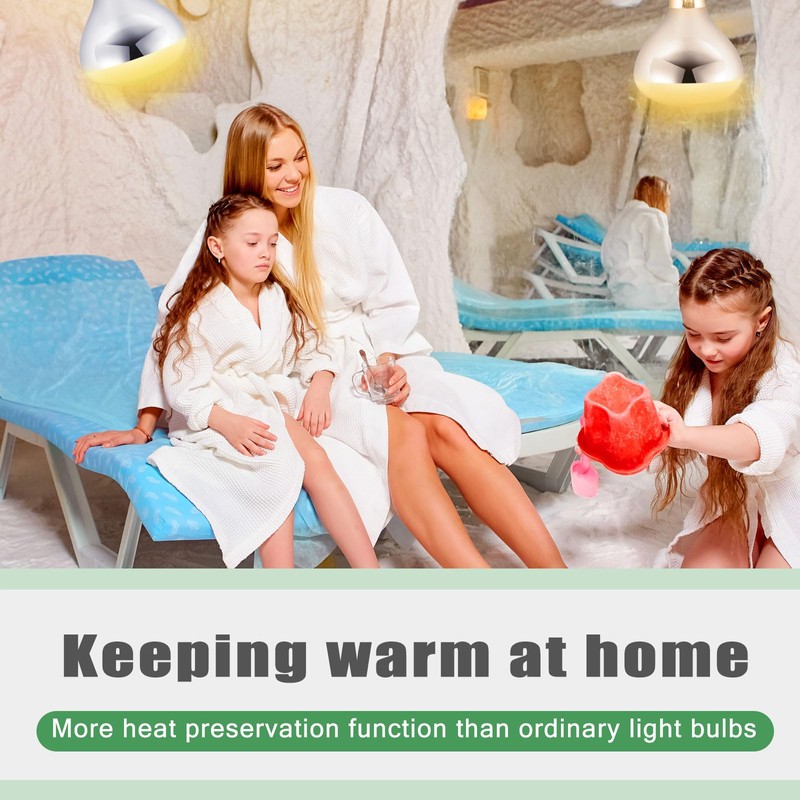 VIHOSE 6 Pack 150 Watt Heat Lamp 120v R40 Heat