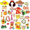 30Pcs Beach Party Photo Booth Props Kit Scary DIY Costumes