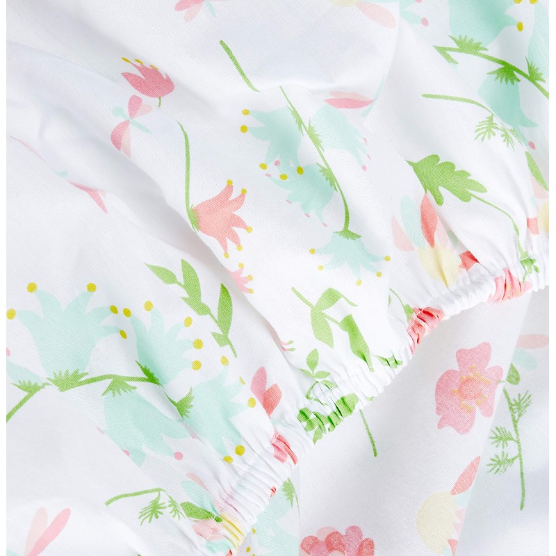 My Baby Sam Crib Sheet, Spring Floral