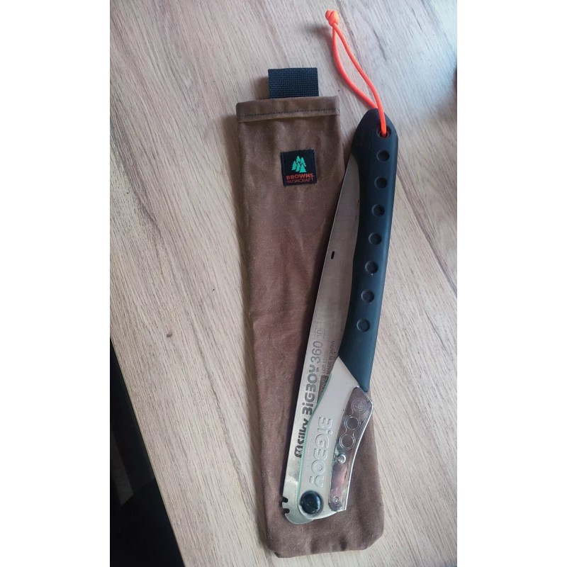 Silky Browns Bushcraft Silky Big Boy Saw Case Sheath Waxed