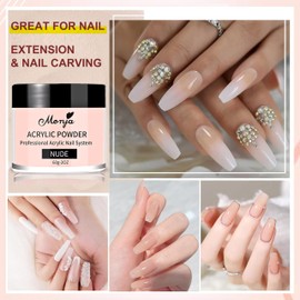 Solid White Chrome Nail Powder - Pearl Glitter Powder Shimmer Chrome Pigment Powder for Nails, Strong Pearlescent Glazed Doughnut Nail Art Powder for DIY Salon, Nude