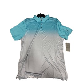 PGA Tour Golf Shirt Performance Polo Shirt Size XXL Color Blue Curacao