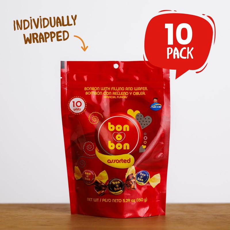 Bon o Bon Christmas Chocolate Mix - Milk, Dark, &