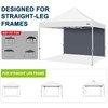 MASTERCANOPY 12x12ft Canopy SunWall Instant Canopy SideWall for Pop Up