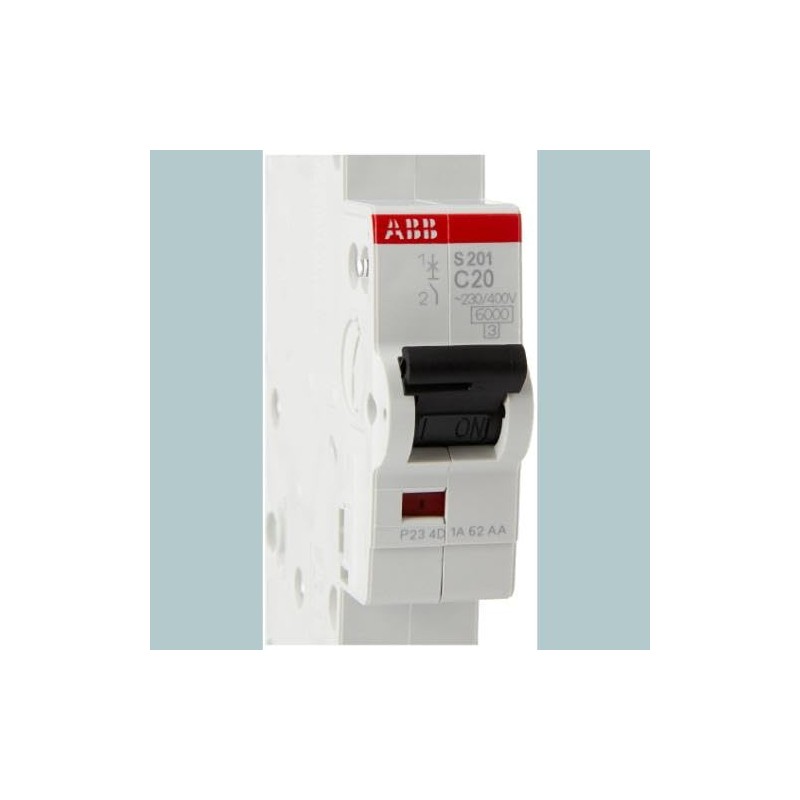 ABB S200 Circuit Breaker Type C 1 Pole 20A System