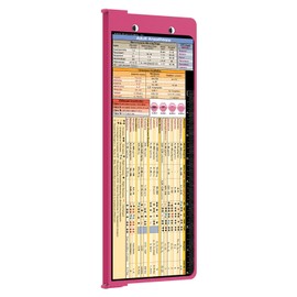 Whitecoat Clipboard® Vertical - Pink Anesthesia Edition