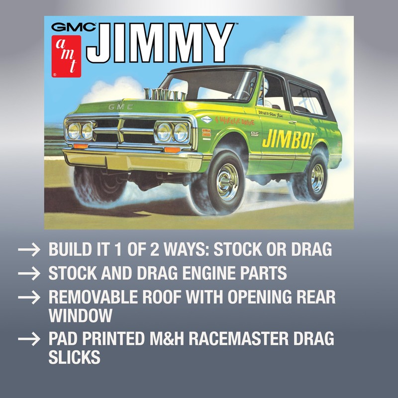 AMT 1972 GMC Jimmy 1:25 Scale Model Kit