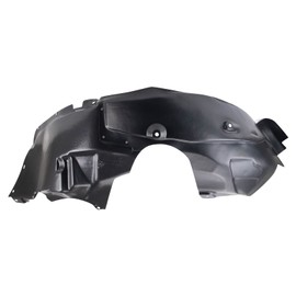 TRQ Front Right Inner Fender Liner Black Passenger Side Compatible with 2011-2014 Dodge Avenger CH1249159