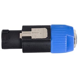 Pronomic AD-JFSPM Adaptor - 6.3 mm Jack Female to Speakon Compatible Plug - Ready Wired & Ready to Use - Robust Construction - Housing Made of Impact-Resistant Plastic