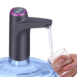 電動ウォーターポンプ　ボトル入り水圧装置 自動水 飲料水ポンプ　吸水ポンプ　取り外し可能　携帯式・USB充電　ホーム/学校/オフィス/外出に適用