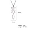 VASSAGO Messianic Seal Necklace Jesus Fish Ichthys Pendant Jewish David