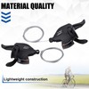 WEEROCK Bike Shifter Lever 18 Speeds 3X6 Thumb Gear Shift