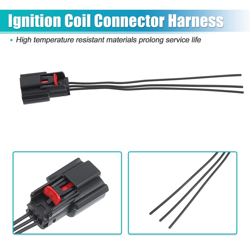 QUARKZMAN 2 x ignition coil connection 9U2Z14S411EA for Ford Edge