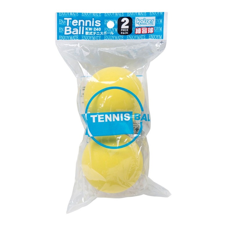 Kaiser KW-240Y Soft Tennis Ball, 2P, Yellow, For Practice