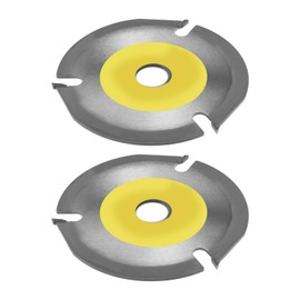 EMSea 2pcs TCT Circular Wood Saw Blade Disc 125mm 22.23mm Bore Arbor 3T Saw Blade for Angle Grinder Woodcarving/Sculpting/Shaping/Grooving and Cutting