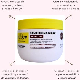 Mascarilla Nutritiva Cabellos Secos Hidratacion 300ml Yellow