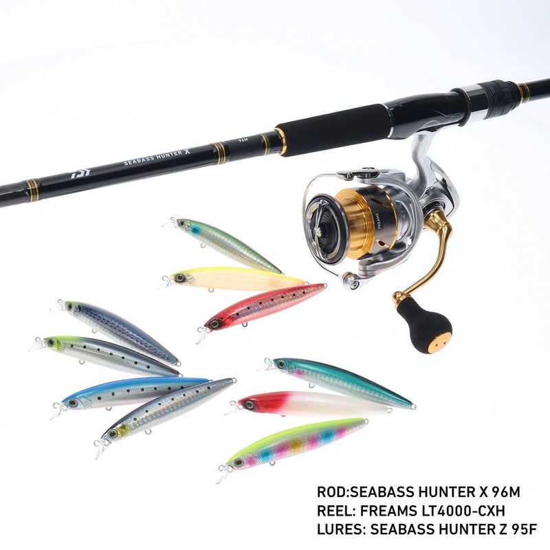 Daiwa Sea Bass Hunter Z 95F 3D Inakko (Mullet)