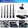 THINKWORK Car Wash Kit, Car Washing Brush with Long Handle,