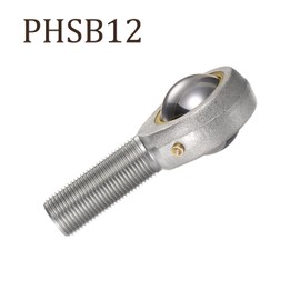 Kozelo POSB12 Rod Ends - [3/4" ID, 3/4-16 Right Thread] Connecting Joint Head Bearing, Galvanised Steel
