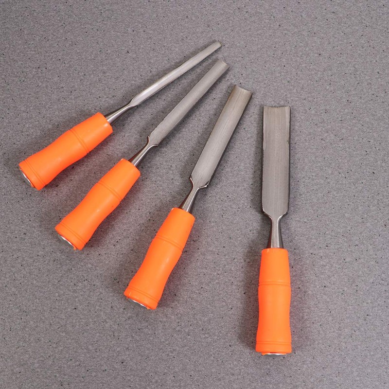DOITOOL 4 Pieces Wood Chisel Set Professional Wood Chisels for