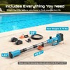 SEESII Cordless Stick Water Transfer Pump, with 2×4000mAh Batteries&Charger, Detachable